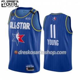 Dječji NBA Dres Atlanta Hawks Trae Young 11 2020 All-Star Jordan Brand Plava Swingman
